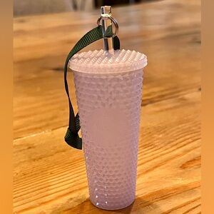 Starbucks Clear Studded Tumbler Ornament